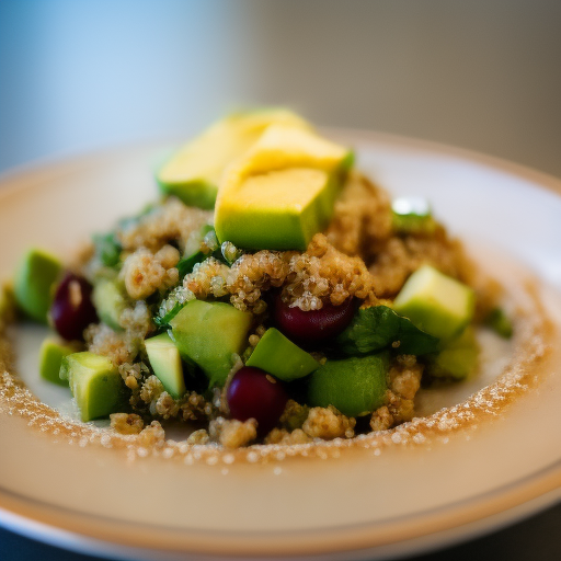 Ensalada de quinoa y aguacate