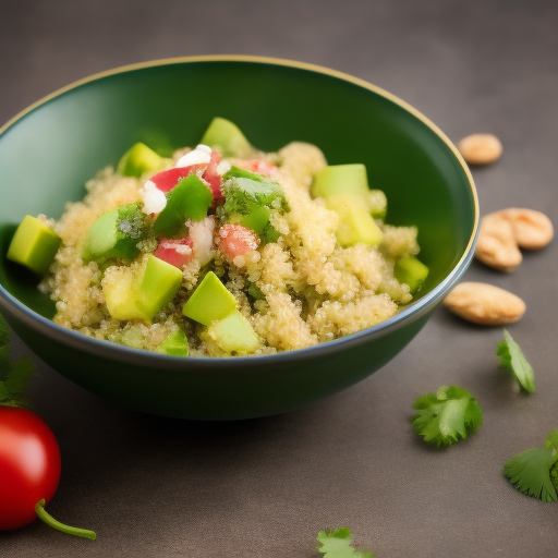 Ensalada de quinoa y aguacate