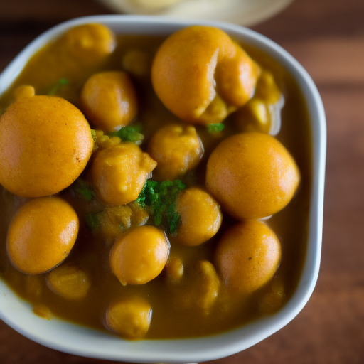 Curry de garbanzos con espinacas y coco