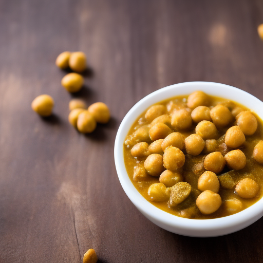 Curry de garbanzos y espinacas