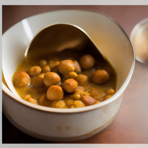 Curry de garbanzos y espinacas