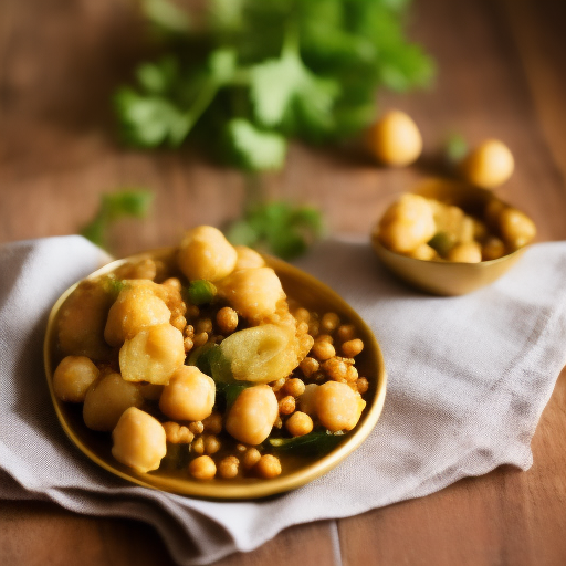 Curry de garbanzos y espinacas