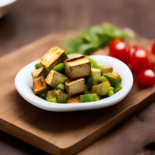 Tacos de tofu y aguacate