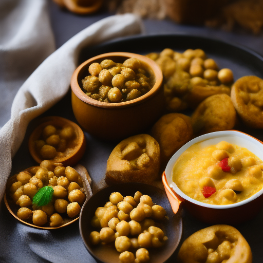 Curry de garbanzos y espinacas