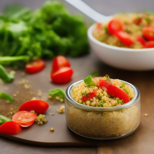 Ensalada de quinoa y vegetales asados