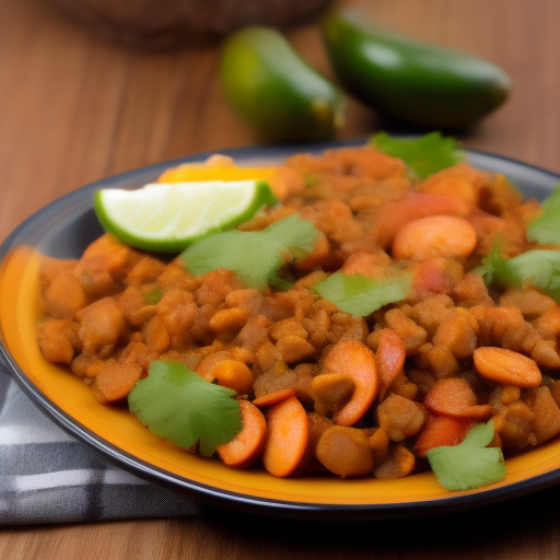 Ensalada de lentejas y aguacate con aderezo de mostaza y miel