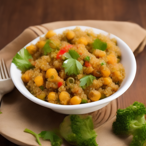 Ensalada de lentejas y quinoa con vinagreta de limón