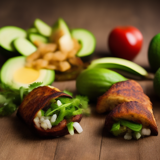 Tacos de coliflor asada y aguacate