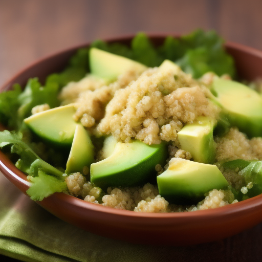 Ensalada de quinoa y aguacate