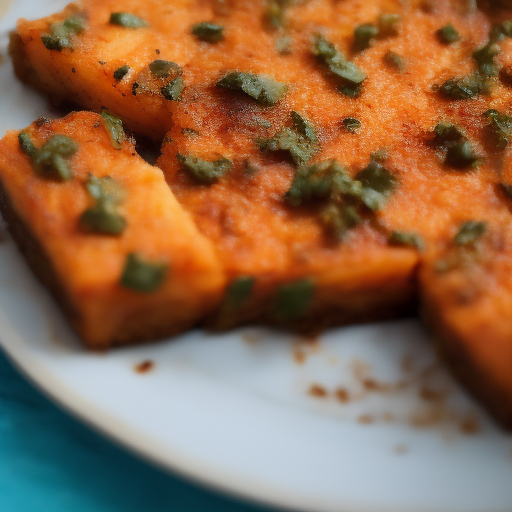 Salmón al horno con salsa de naranja y jengibre