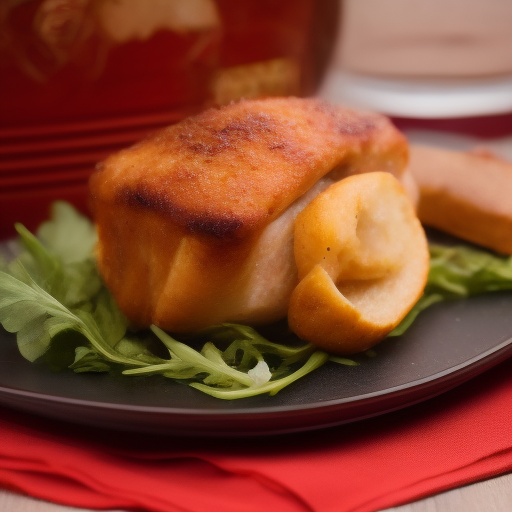 Salmón al horno con costra de mostaza y miel