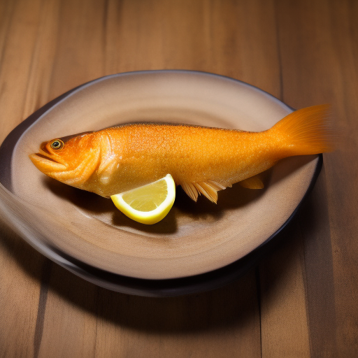 Pescado al horno con costra de hierbas y limón