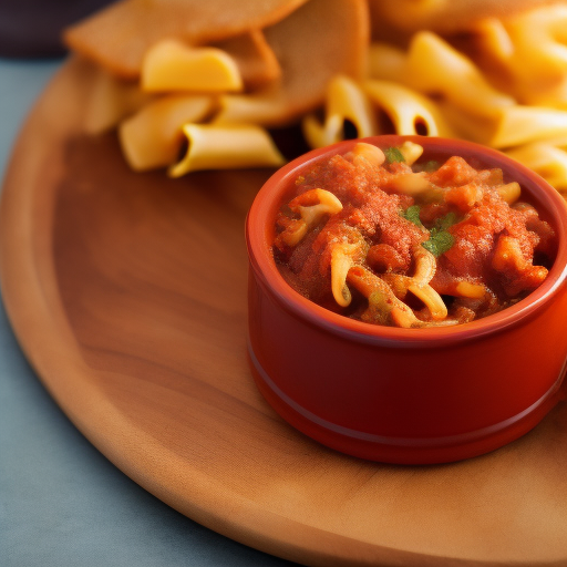 Pasta con Salsa de Tomate Asado y Albahaca