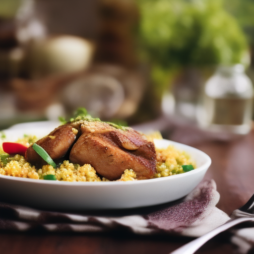 Ensalada de quinoa y pollo a la parrilla