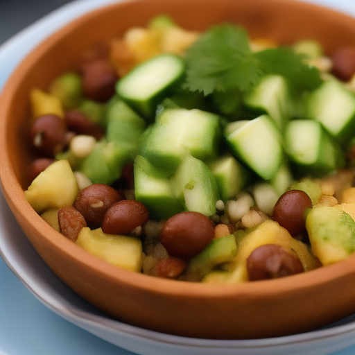 Ensalada de garbanzos y aguacate