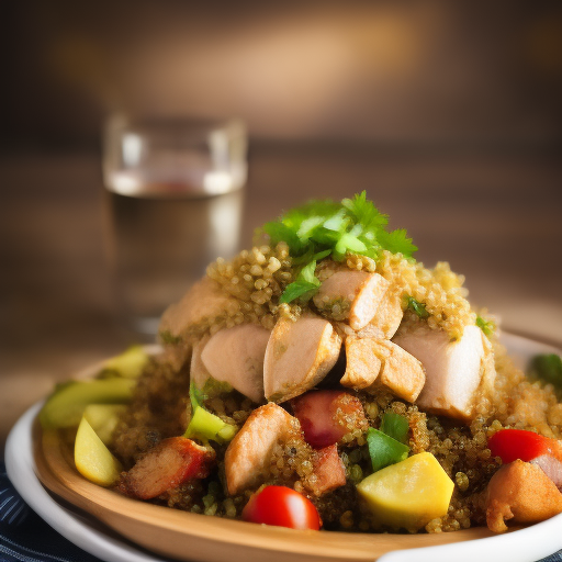 Ensalada de Quinoa y Pollo a la Parrilla