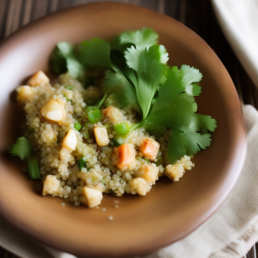 Ensalada de Quinoa con Aderezo de Cilantro