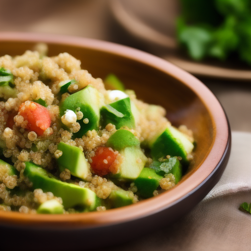 Ensalada de quinoa y aguacate