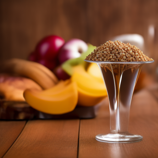 Desayuno energético de quinoa y frutas