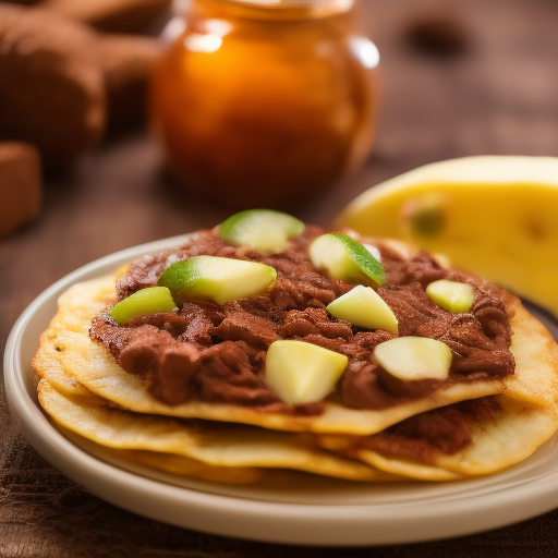 Tostadas francesas de plátano y chocolate