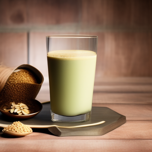 Batido energético de avena y plátano