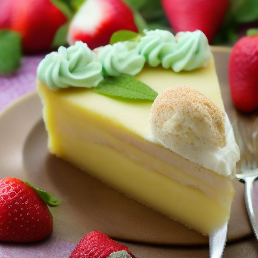 Tarta de Queso con Cobertura de Fresa y Menta: Una Combinación Fresca y Dulce