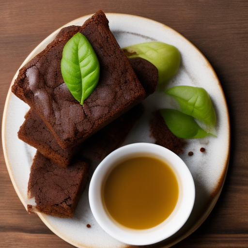 Delicioso Brownie de Té Verde