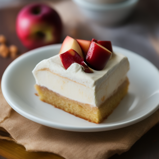 Tarta de manzana y caramelo